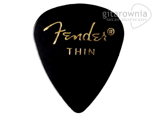 FENDER 351 Classic Black Thin